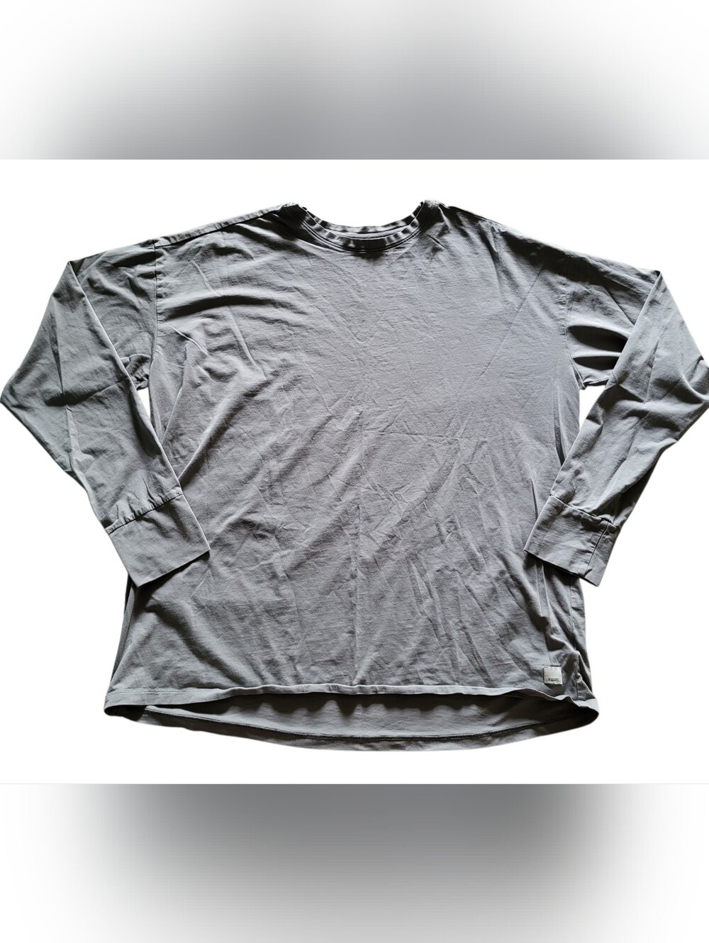 Vuori Men's Gray Long Sleeve T Shirt Performance Size L NO TAGS